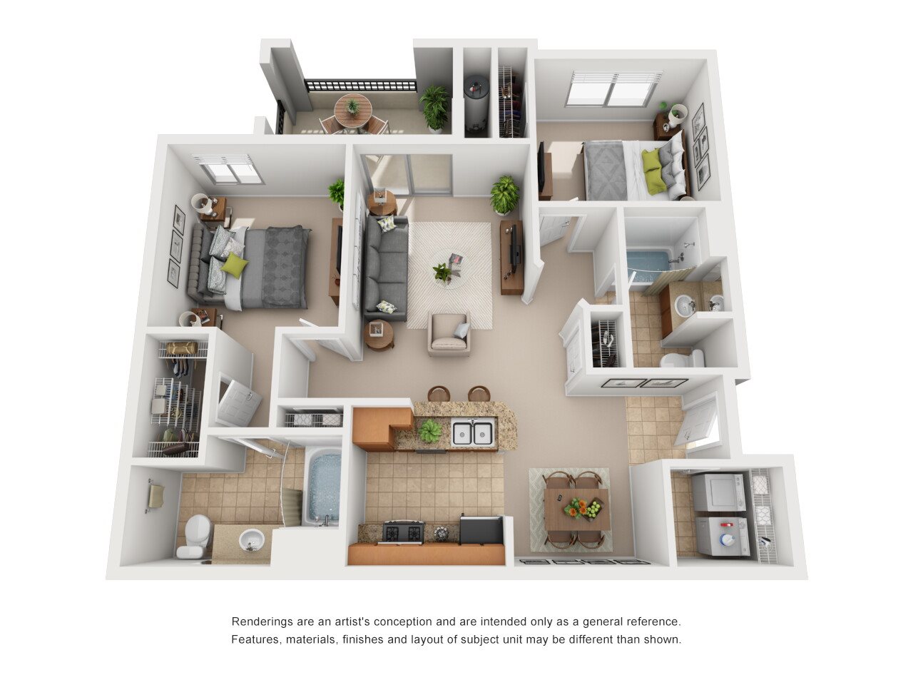 Red Rock, 994 sq. ft. 2 bed, 2 bath
